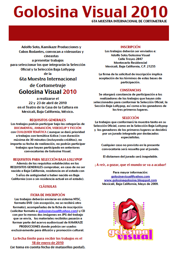 Convocatoria GV 2010