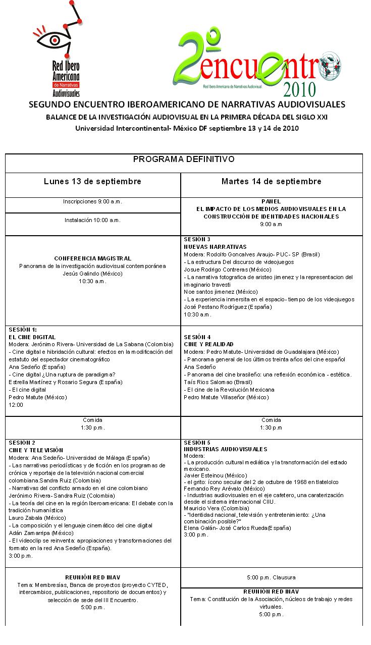 PROGRAMACIÓN DEFINITIVA